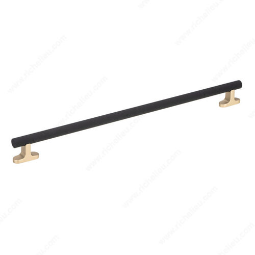 Modern Metal Pull - 4565 Matte Black / Verona Gold