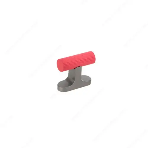 Modern Metal Knob - 4565 Ravello Gray / Magenta