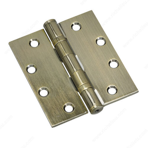 4 1/2" Full Mortise Ball Bearing Butt Hinge - pack of 3