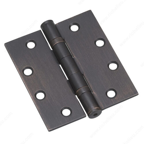 4 1/2" Full Mortise Ball Bearing Butt Hinge - pack of 3