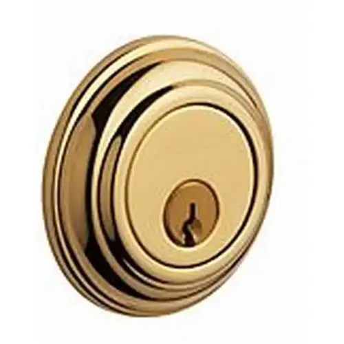 Traditional 2-1/8" Single Cylinder Deadbolt Lifetime Brass by Oil Rubbed Bronze Finish