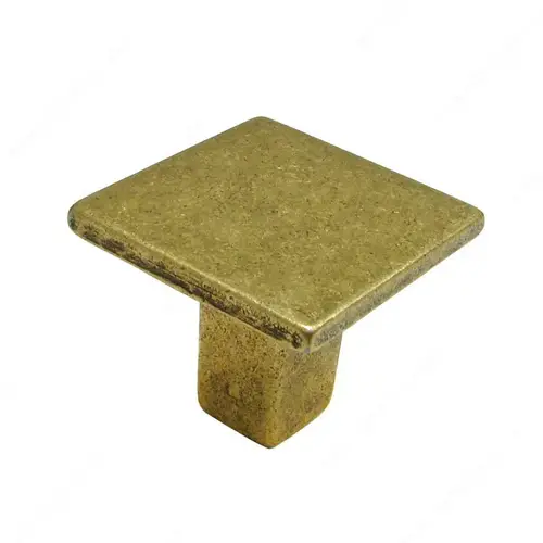 Modern Metal Knob - 494 Burnished Brass