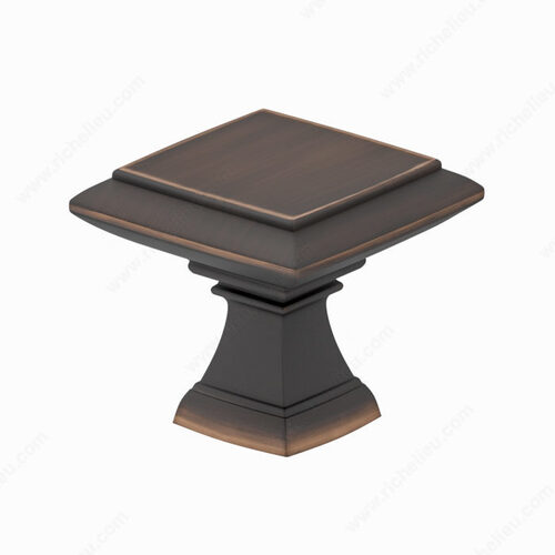 Transitional Metal Knob - 502 Brushed Oil-Rubbed Bronze