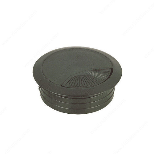 Round Cable Grommet Black