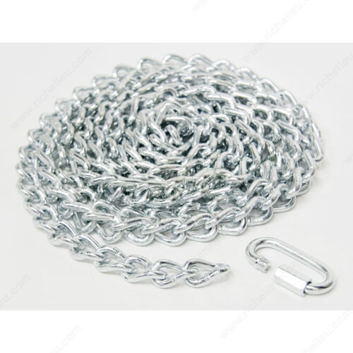 Twist Link Machine Chain Nickel