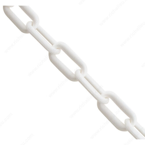 KingChain 544292 Plastic Chain White