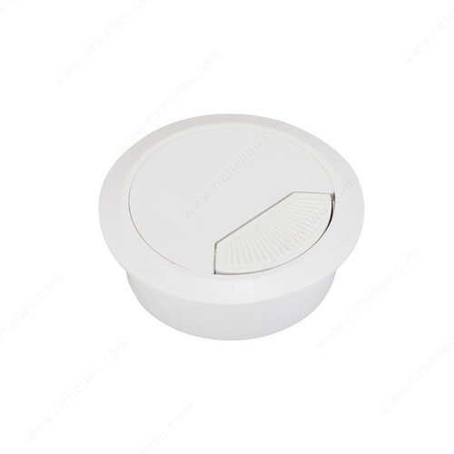 Round Cable Grommet White