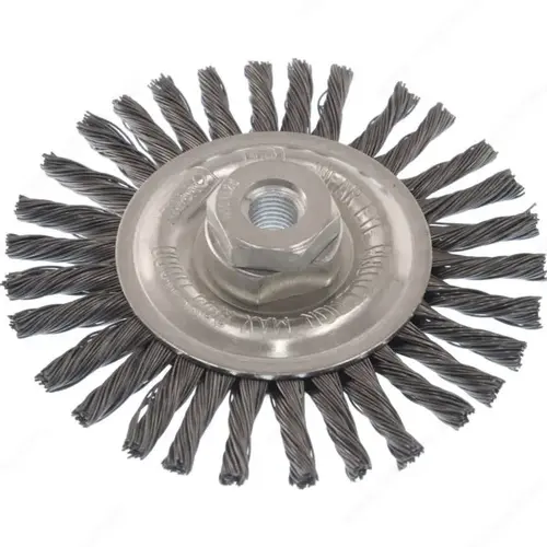 Industrial Wire Wheel Brush with Adapter - pack of 2