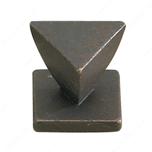 Traditional Metal Knob - 6163 Spotted Bronze