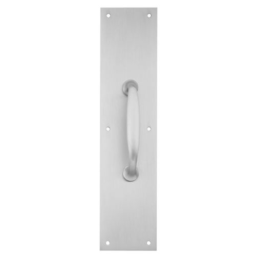Ives Commercial 8311532D416 5" Pull with 4" x 16" Plate Satin Stainless Steel Finish