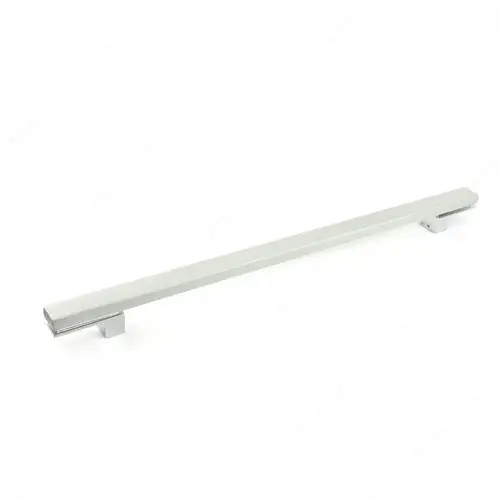 Modern Metal Pull - 6112 & 6131 Chrome / White