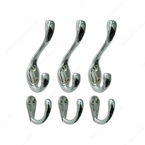 Utility Metal Hook Set - 606 Chrome