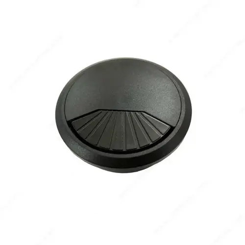 Round Cable Grommet Black