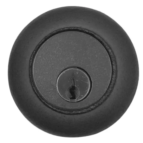 Wrought Steel Double Cylinder Deadbolt Flat Black Finish