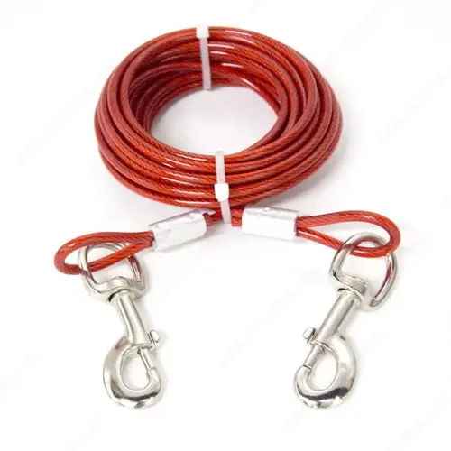 PVC Coated Dog Tie-Out - pack of 2