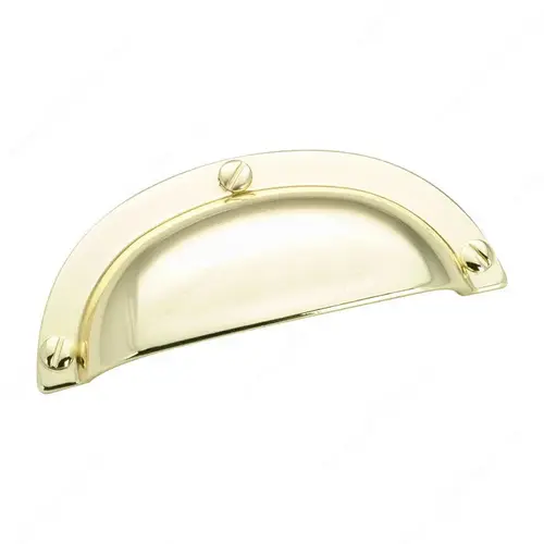 Traditional Metal Cup Pull - 6440 Brass