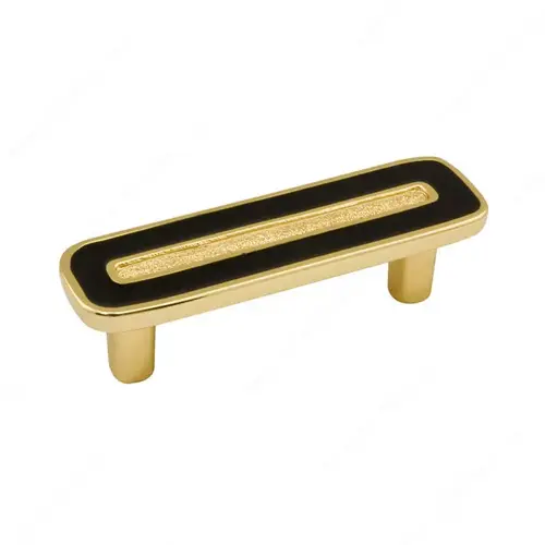 Modern Metal Pull - 6464 Gold / Black