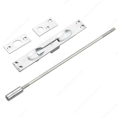 Flush Bolt for Metal Doors with 12" Extension