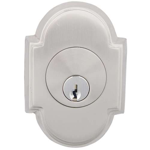 # 8 Single Cylinder Deadbolt Satin Nickel Finish