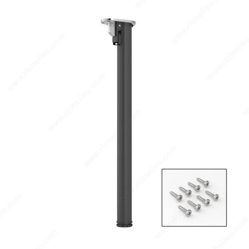 710 mm (28'') - Folding Table Leg Matte Black