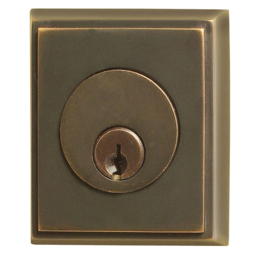 Rectangular Double Cylinder Deadbolt Oil Rubbed Bronze Finish