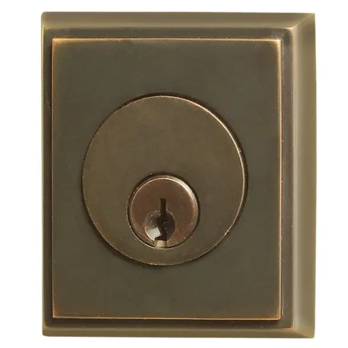 Rectangular Single Cylinder Deadbolt Oil Rubbed Bronze Finish