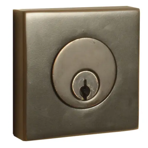 Square Double Cylinder Deadbolt Oil Rubbed Bronze Finish