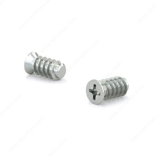 Zinc Euro Screw M6.3, Flat Head, Pozi Drive - pack of 1000