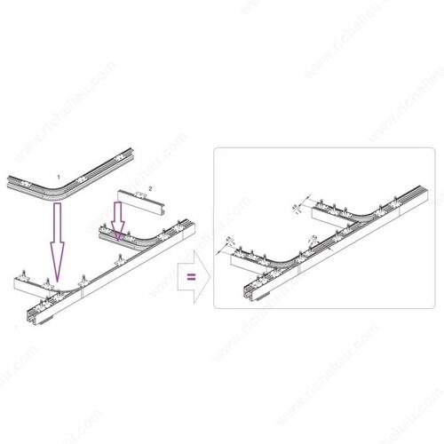 Fascia Set to Cover Parallel Parking Track Set