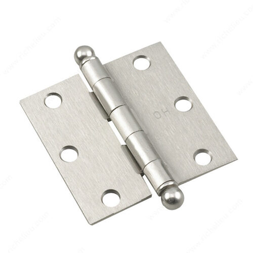 3" Full Mortise Butt Hinge with Ball Tips - pack of 2