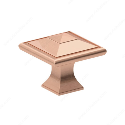 Transitional Metal Knob - 6889 Rose Gold