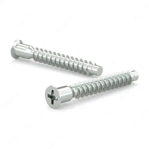 Wood screw, Confirmat head, Coarse thread, Dogpoint - pack of 2500