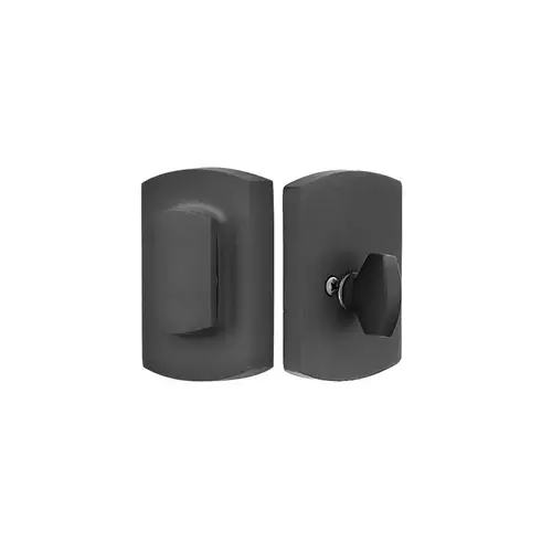 Ridgemont with Flap Single Cylinder Deadbolt Flat Black Finish