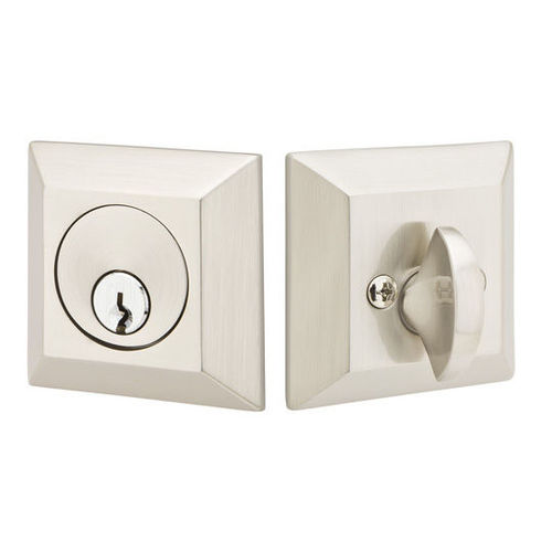 Quincy Single Cylinder Deadbolt Satin Nickel Finish