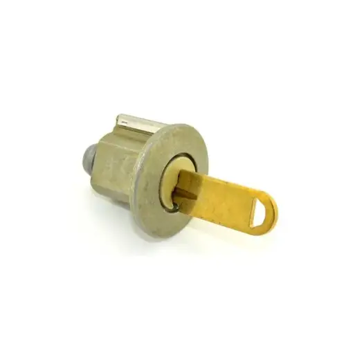 Knob Cylinder, Bright Polished Brass