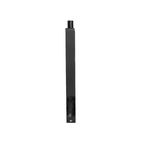 Emtek 8503US19 12" Square Corner Flush Bolt Flat Black Finish