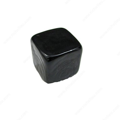 Modern Glass Knob - 778 Black