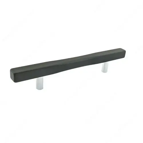 Modern Metal Pull - 7735 Matte Black / Chrome