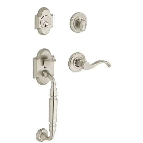 Estate Canterbury Tubular Handleset Satin Nickel