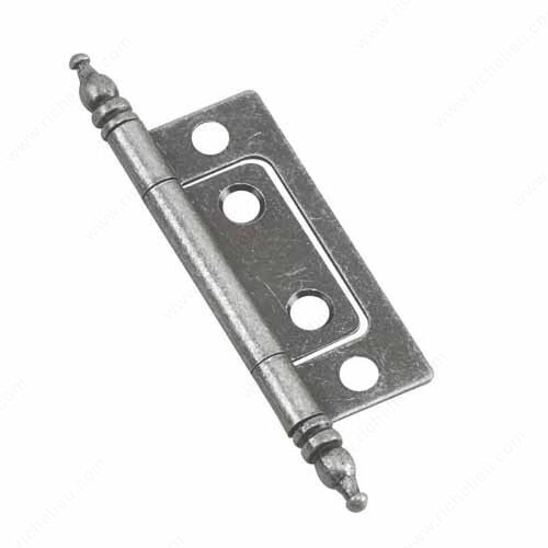 Contemporary Steel Bifold Hinge - 7830 Pewter