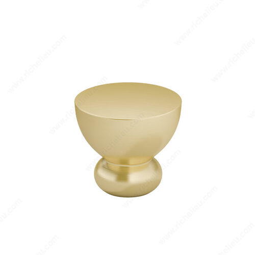 Modern Metal Knob - 7986 Brushed Gold