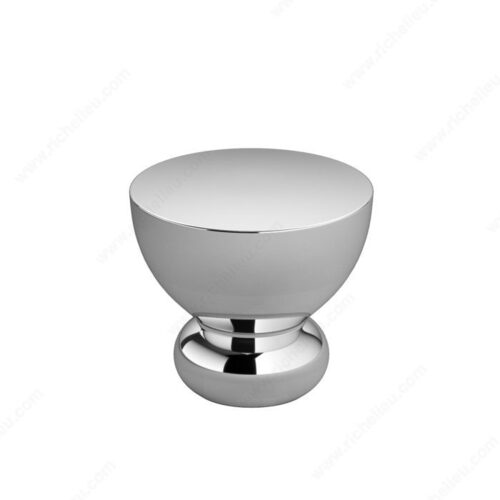 Modern Metal Knob - 7986 Chrome