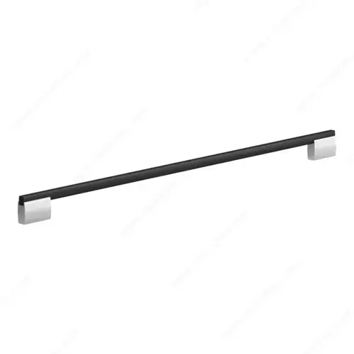 Modern Metal Pull - 7990 Chrome / Black