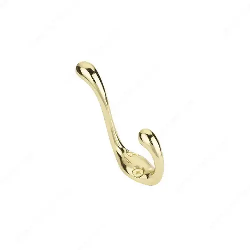 3-1/4 in Double Utility Hook - 877 Brass