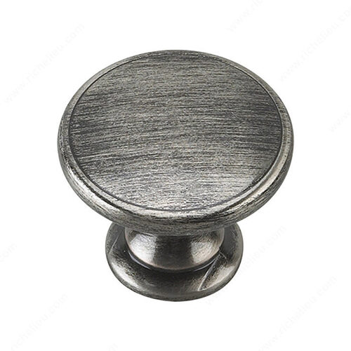 Traditional Metal Knob - 881W - pack of 10