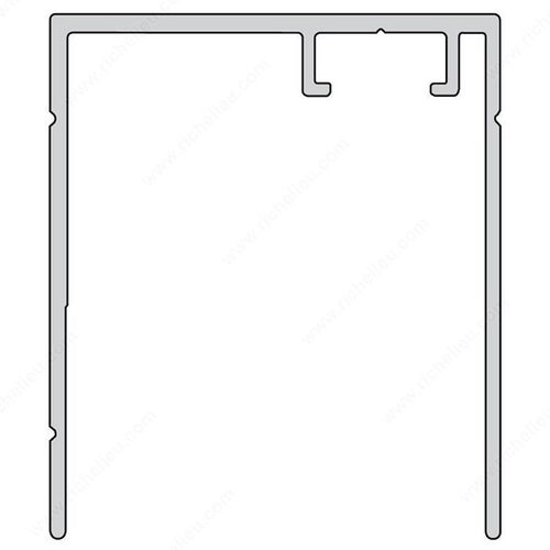 Upper Guide Track for Bridge 500 and Bridge 600 Black