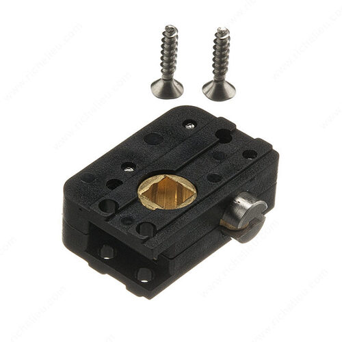 Round bar lock with square socket 7 mm ( 9/32")