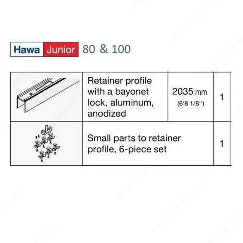 HAWA JUNIOR Removable Track Series