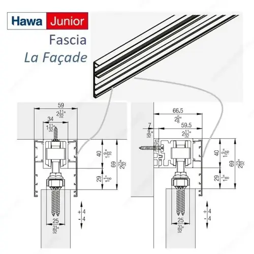 HAWA JUNIOR Clip-On Fascia