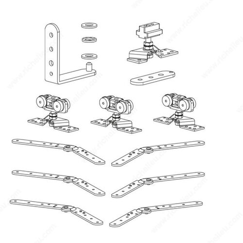 TERNO ACCORDION FOLDING Hardware Set